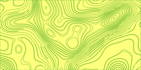 Green seamless vector pattern with a swirling floral texture, ideal for an abstract retro wallpaper. White wave paper curved reliefs abstract background, Topography map background. Vector geographic