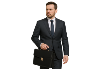 portrait of a handsome businessman