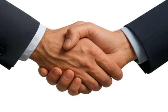 handshake between two businessmen