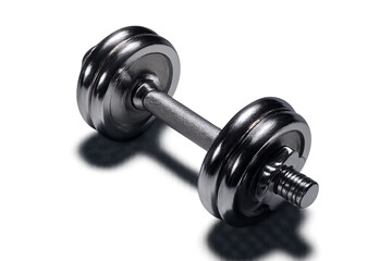 Fototapeta premium dumbbell on white background