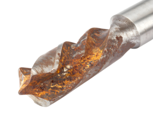 Rusty Drill Bit Close-up