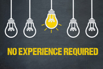 no experience required	