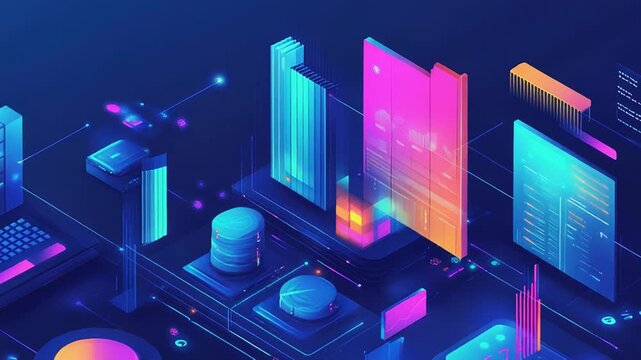 Software engineers managing complex digital infrastructure and data flow