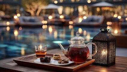 Poolside Evening Tea Service