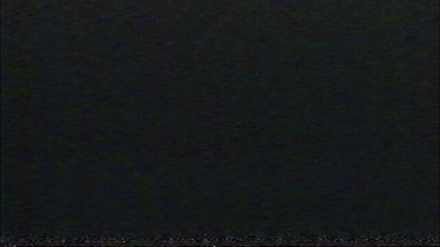 Analog VCR TV Screen Glitch Noise Seamless 4K Video Background Looped Overlay Effect