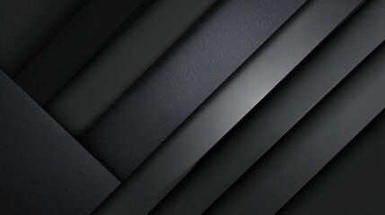 Obraz premium Various layers of black textures are arranged in an abstract pattern, creating a contemporary feel. This design can fit a range of creative and professional purposes.