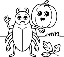 Simple abstract outline of an umbrella in black and white design