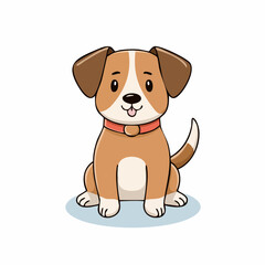 dog Hand draw isolated vector