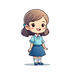 girl happy smile