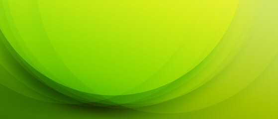 green abstract background with wavy layer and lines