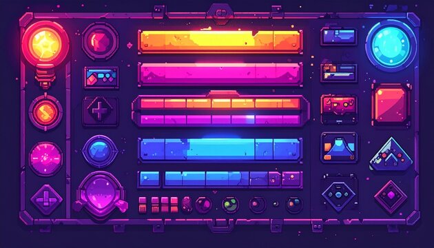 &ldquo;Neon Nexus: A Sci-Fi Interface of Color, Control, and Code&rdquo;