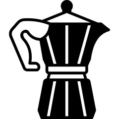 Moka Pot Solid Icon