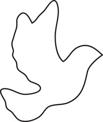 Obraz premium vector illustration of bird