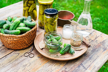 Pickled cucumbers pickles
