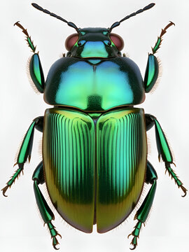 Green June Beetle AI Generated Image
