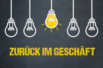 Zurück im Geschäft	
