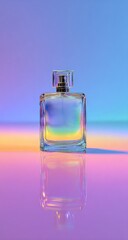 A perfume bottle, vibrant colors (1)