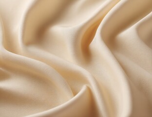Obraz premium Cream-colored fabric folds