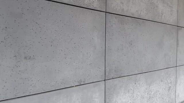 Ściana z płyt betonowych architektonicznych