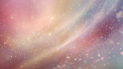 淡い色のグラデーションとパーティクル、アブストラクト