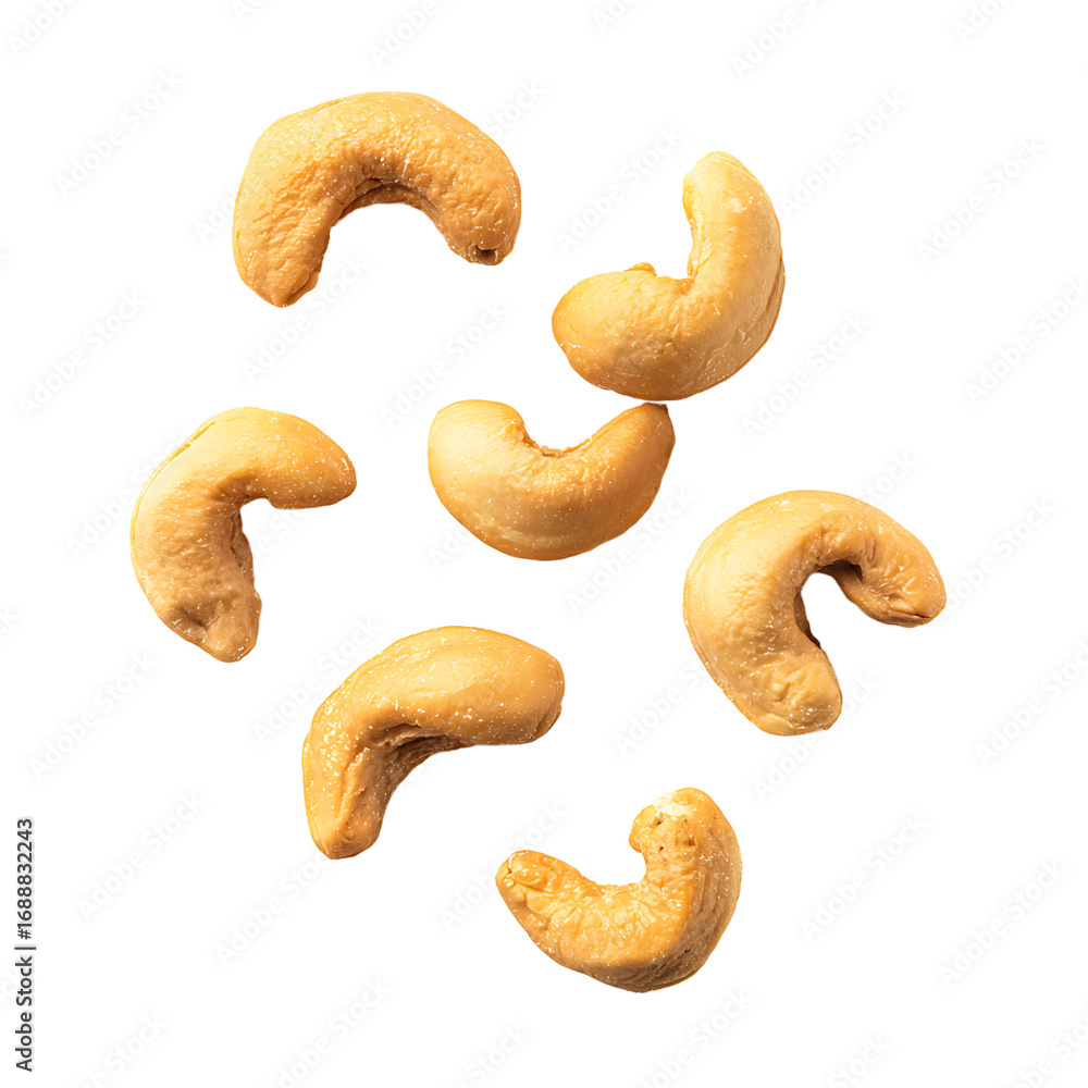 Poster a handful of salted cashews arranged in an inviting display these delicious nuts are ready to be enj