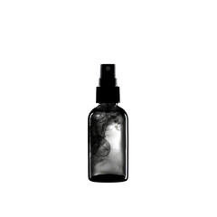 Mysterious Black Smoke in Glass Spray Bottle