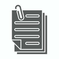 notepad icon, paper vector