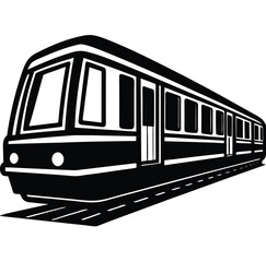 Urban transport including trains, buses, and metro vehicles in motion on tracks and roads