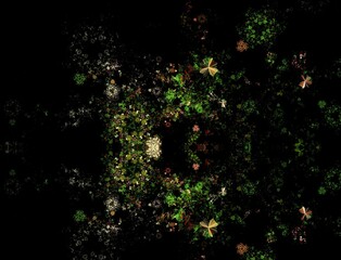 Imaginatory fractal abstract background Image