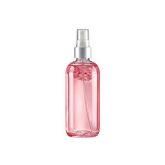 Pink Floral Water Spray Bottle Mockup