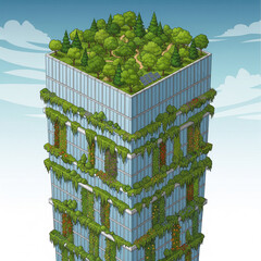 Vertical Garden Skyscraper