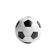 Obraz premium Classic soccer ball isolated on transparent background for sports and recreation