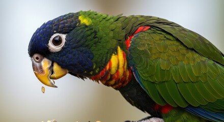 Close-up of a koi fish tail, displaying vibrant orange and white patterns, against a dark background.