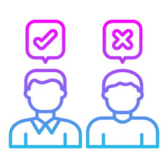 Obraz premium Candidates Icon