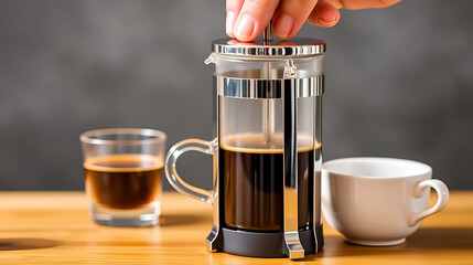 French press manual brewing enhances the taste of coffee, providing a richer and more flavorful experience with each cup. Discover the benefits of French press for brewing exceptional coffee.