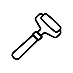 Facial Roller Line Icon