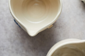 Set of Ceramic, stylish tableware, table decor