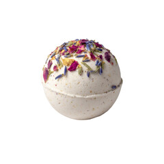 Aromatic Bath Bomb with Dried Flowers - Relaxing Spa Treatment
