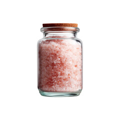 Himalayan Pink Salt in Glass Jar with Cork Lid