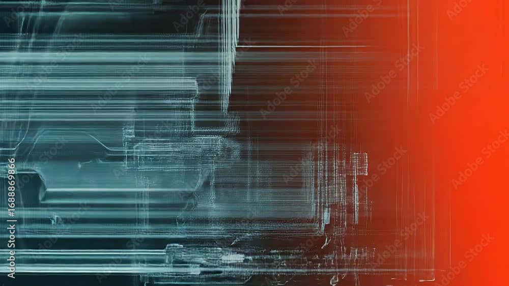 Poster futuristic abstract technology background showing complex circuitry and data flow