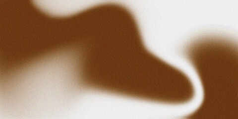 Abstract grunge brown gradient flowing wave form with grain texture, isolated sand dust PNG. Vintage beige smooth noise design element, transparent background