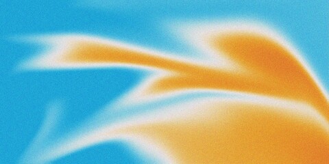 blue white yellow abstract illustration with noise effect. gradient background