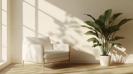 Modern living room interior with sofa and stylish furniture