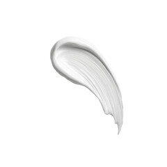 Swirl of White Cream or Lotion on Black Background