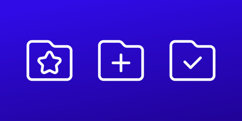 favorite folder, add icons for apps and web