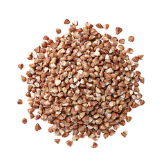 Pile of Buckwheat : Wholesome nutritious grain Great addition to any meal and a healthy dietary choice for many cultures worldwide