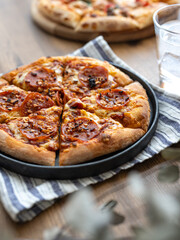 美味しそうなピザ