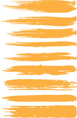 An abstract watercolor brush stroke set with gold splash and paint stroke decoration