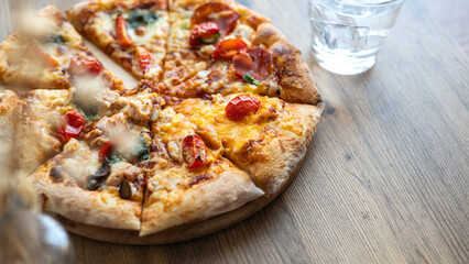 美味しそうなピザ