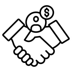 Shared Values Icon For Design Elements